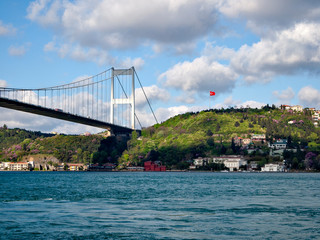 Bosphorus bridge in Turkey