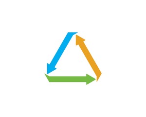 Arrow vector illustration icon Logo Template