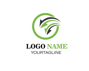 Arrow vector illustration icon Logo Template