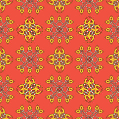 Biomorphic seamless pattern