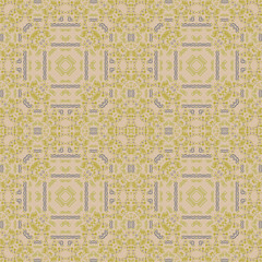 Biomorphic vibrant seamless pattern