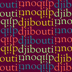 Djibouti seamless pattern