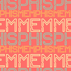Memphis, USA seamless pattern