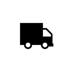 Truck icon, delivery van, service concept, Vector illustration