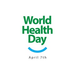 World Health Day Vector Template Design Illustration