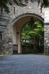 Fototapeta na wymiar arch in the castle