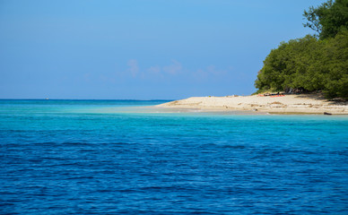 Fototapeta na wymiar Seascape of Lombok Island, Indonesia