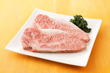 和牛　サーロインステーキ　Sirloin steak(Wagyu beef)