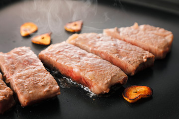 和牛　サーロインステーキ　Sirloin steak(Wagyu beef)