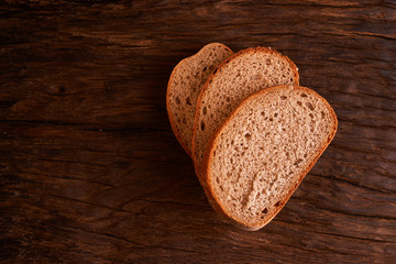 Fresh homemade bread. Crisp. Bread at leaven. Unleavened bread. dietary bread