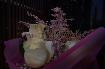 Bouquet, flowers, beauty, background, women's holiday, love, tenderness