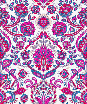 Seamless Pattern : Paisley Style