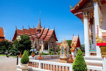 Obraz premium Wat Chalong or Wat Chaitararam