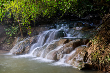 Hot Spring in the south of Krabi province in Klong Thom