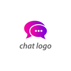chat bubble speech vector design template