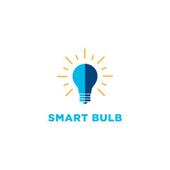 bulb logo vector design template