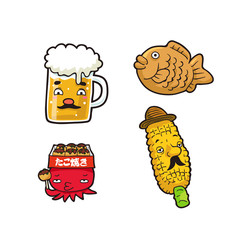 屋台　イラスト