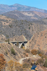 The Shasta River bridge on Highway 263 in California, USA