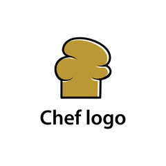 chef logo design vector