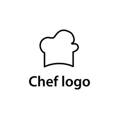 chef logo design vector