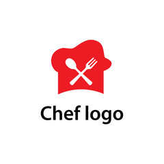 chef logo design vector