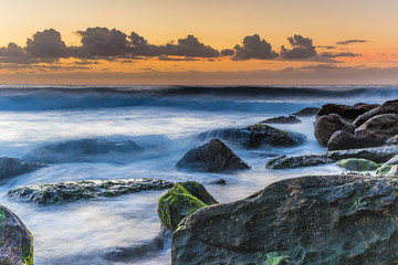 Rocky Sunrise Seascape