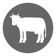 Cow icon. Vector.