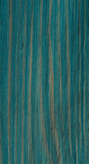 The background of the structure of the pattern of wooden natural painted boards. Green lines of the structure of the saw cut of the tree. Cut off picture, vertical, close-up.