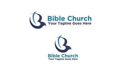 Fototapeta premium Bible Church Logo
