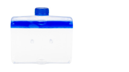 Blue liquid detergent for cleaning dishwasher machine