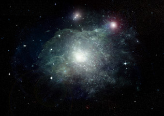 galaxy in a free space