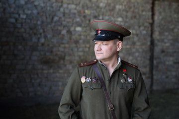 Officer of the Soviet army.
