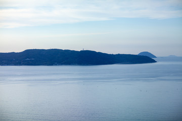 都会　風景　夕日　現代　都市