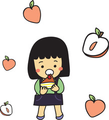 she love to eat all of sweeten thing