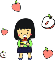 she love to eat all of sweeten thing