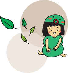 little worm and her leaf
