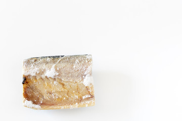 冷凍したサバの切り身