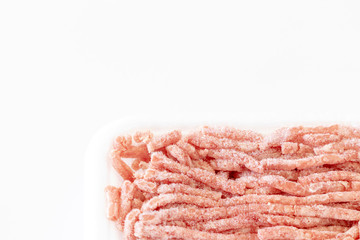 冷凍した挽き肉