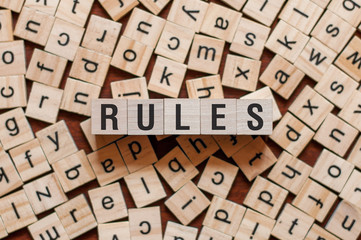 Rules word concept