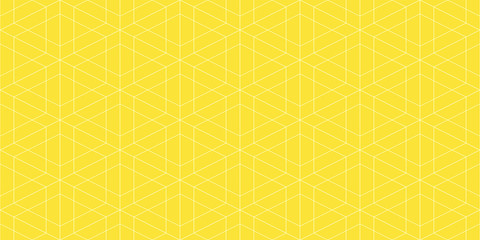 Fototapeta premium Background pattern seamless geometric abstract yellow color vector. Summer background design.
