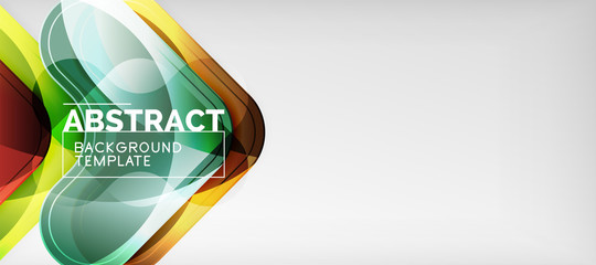 Shiny glossy arrows background, clean modern geometric design, futuristic composition