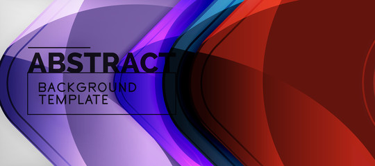 Shiny glossy arrows background, clean modern geometric design, futuristic composition