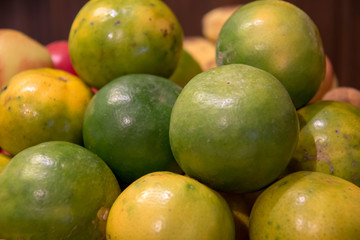  fresh fruit in dish for eat