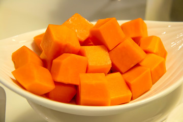  fresh fruit in dish for eat