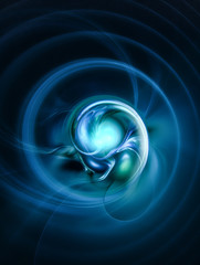 abstract fractal design