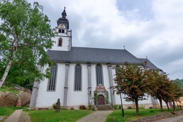 Stadtkirche St. Andreas in Rudolstadt, Thüringen, Deutschland