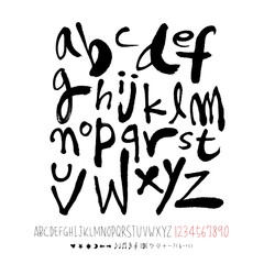 벡터 문자 / 손으로 쓴 글씨체