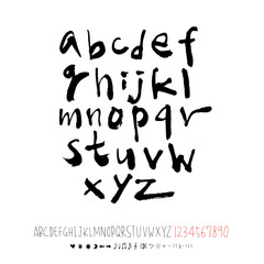 벡터 문자 / 손으로 쓴 글씨체