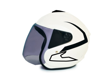 Fototapeta premium Helmet on white background.With Clipping Path.