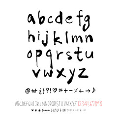 벡터 문자 / 손으로 쓴 글씨체